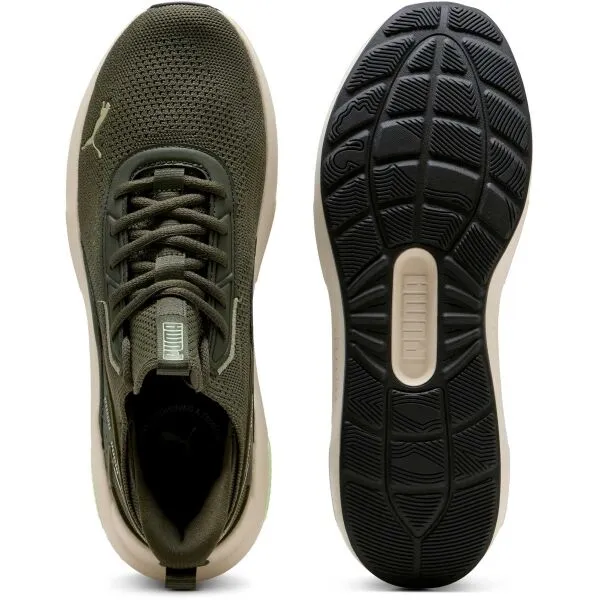 Puma SOFTRIDE ENZO 5 HYPE Pánska voľnočasová obuv, khaki, veľkosť 41