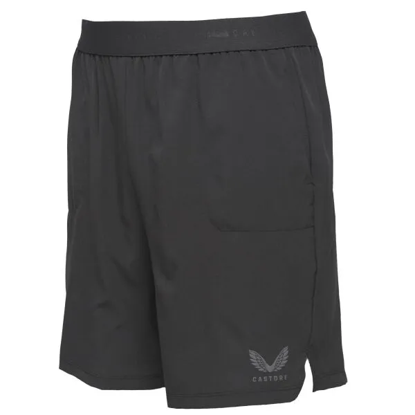 CASTORE 7 BRANDED ELASTIC SHORTS Pánske športové šortky, čierna, veľkosť