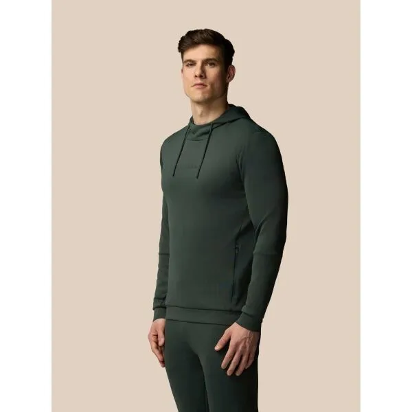 CASTORE FLEX HOODIE Pánska mikina, tmavo zelená, veľkosť