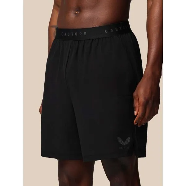 CASTORE 7 BRANDED ELASTIC SHORTS Pánske športové šortky, čierna, veľkosť