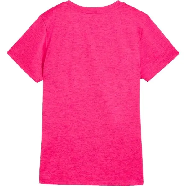 Puma W TAD ESSENTIAL HEATHER LOGO TEE Dámske tričko, ružová, veľkosť
