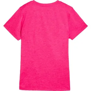 Puma W TAD ESSENTIAL HEATHER LOGO TEE Dámske tričko, ružová, veľkosť