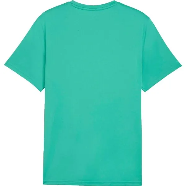 Puma M TAD ESSENTIALS SOLID CAT TEE Pánske tričko, zelená, veľkosť
