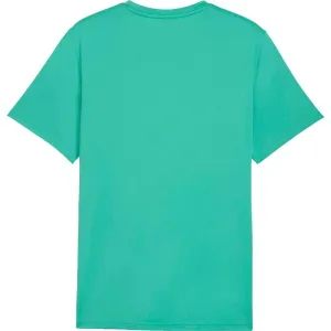 Puma M TAD ESSENTIALS SOLID CAT TEE Pánske tričko, zelená, veľkosť