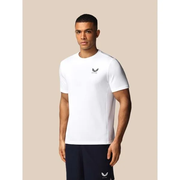 CASTORE SS T-SHIRT Pánske tričko, biela, veľkosť