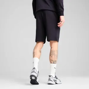 Puma ESSENTIALS+ LOGO LAB GRAPHIC SHORTS 10 Pánske teplákové kraťasy, tmavo modrá, veľkosť