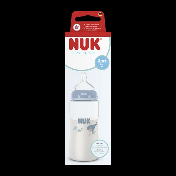 NUK flaša First Choice WHALE 300 ml