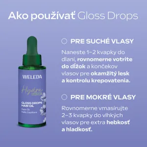 Weleda HydraShine vyživujúci olej na vlasy 30 ml