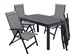 Doppler EXPERT ACTIVE sivá, polohovacie kreslá, 4+1