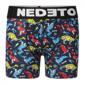 3PACK detské boxerky Nedeto viacfarebné (3NBDV5) 6-8 let, trenky