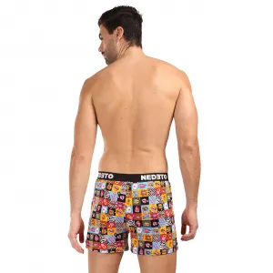 3PACK pánske trenky Nedeto Valentín viacfarebné (3NGVL01) M, trenírky