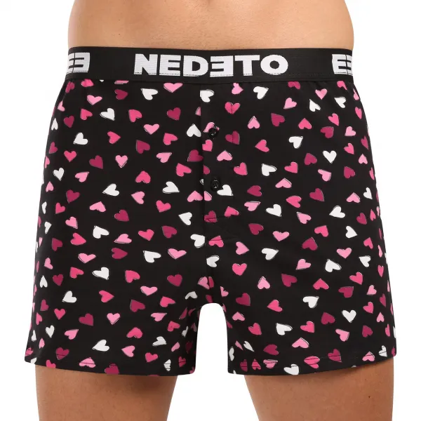 Pánske trenky Nedeto Hearts viacfarebné (1NGVL02) M, trenírky