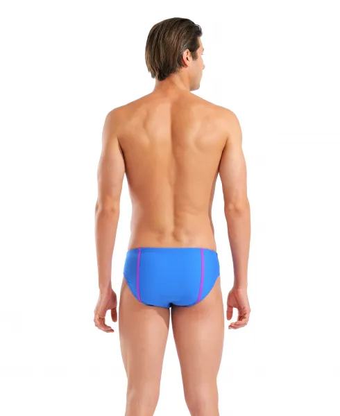 Arena hyperflow men's solid swim briefs blue / purple s - uk32