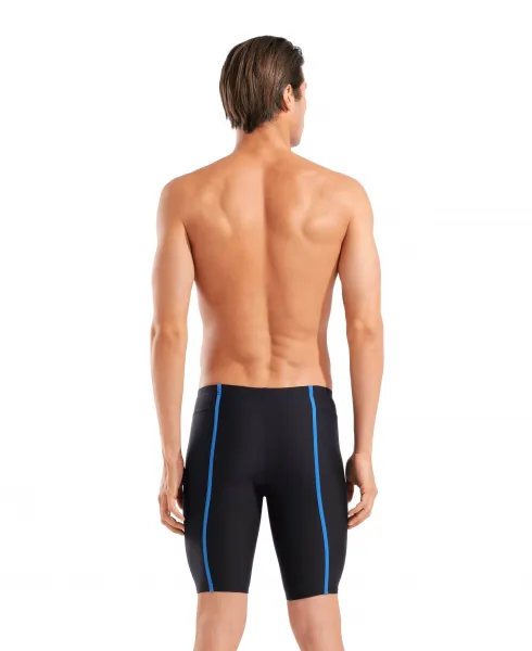 Arena hyperflow men's solid swim jammer black / blue cosmo s - uk32
