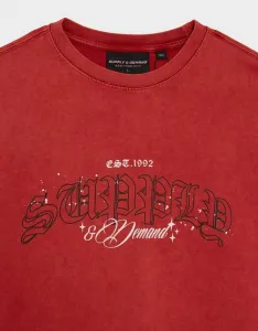 Supply&demand Tričko Gamer Tee Red-Jsrd