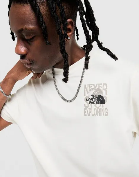 The North Face Tričko M Globe Font Relaxed Ss Tee
