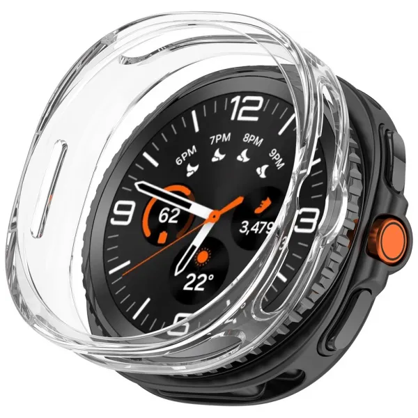 TPU HALF COVER Kryt pre Samsung Galaxy Watch8 Classic 46mm priehľadný