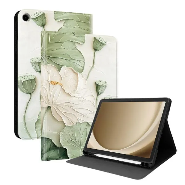 ART Zaklápacie puzdro pre Samsung Galaxy Tab A9+ / Galaxy Tab A11+ LOTUS