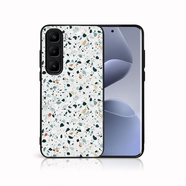 MY ART Ochranný kryt pre Infinix Hot 50 Pro+ GREY TERRAZZO (163)
