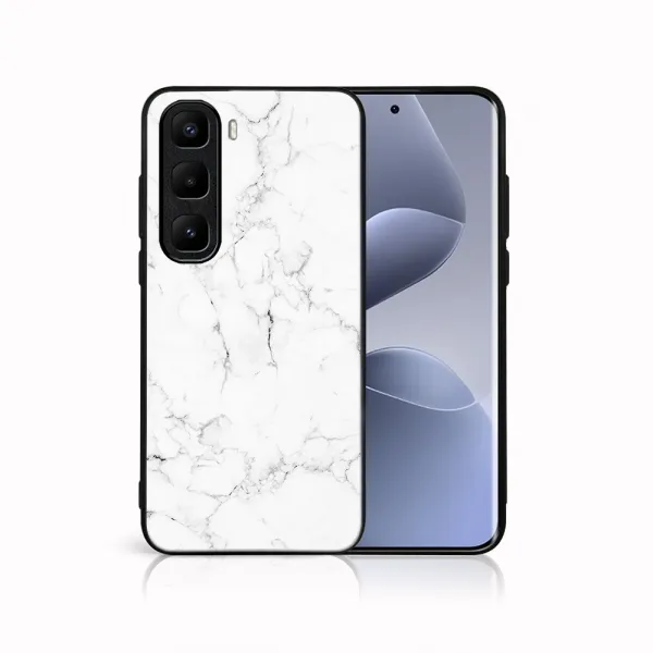 MY ART Ochranný kryt pre Infinix Hot 50 Pro+ WHITE MARBLE (144)