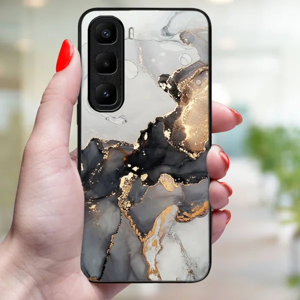 MY ART Ochranný kryt pre Infinix Hot 50 Pro+ GREY MARBLE (140)