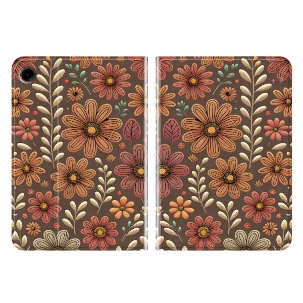 ART Zaklápacie puzdro pre Samsung Galaxy Tab A9 / Galaxy Tab A11 VINTAGE BLOSSOM