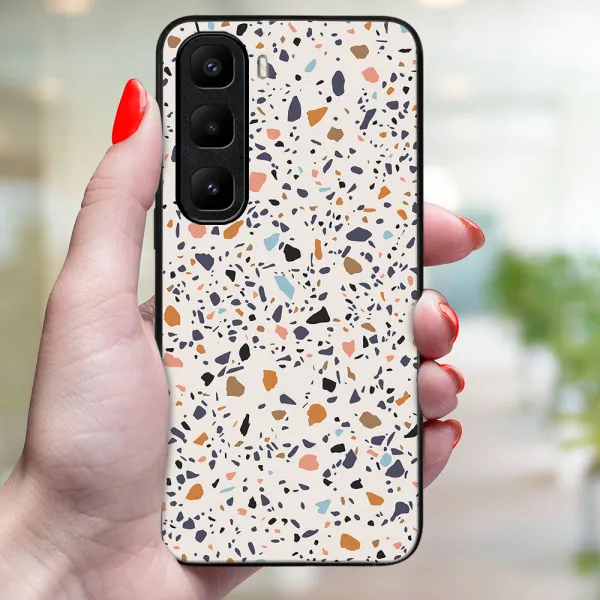 MY ART Ochranný kryt pre Infinix Hot 50 Pro+ BEIGE TERRAZZO (162)