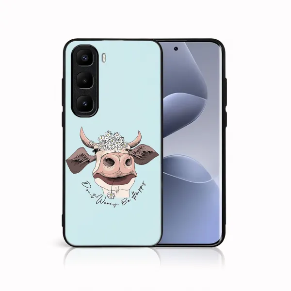 MY ART Ochranný kryt pre Infinix Hot 50 Pro+ HAPPY COW (181)