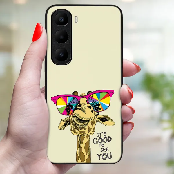 MY ART Ochranný kryt pre Infinix Hot 50 Pro+ GIRAFFE (180)