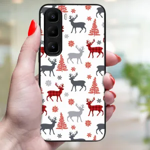 MY ART Kryt s vianočným dizajnom Infinix Hot 50 Pro+ DEER (068)