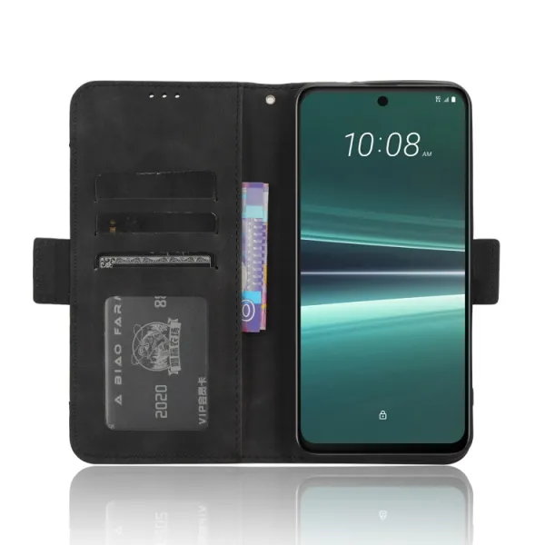 SLOT Peňaženkový obal pre HTC U23 Pro čierny