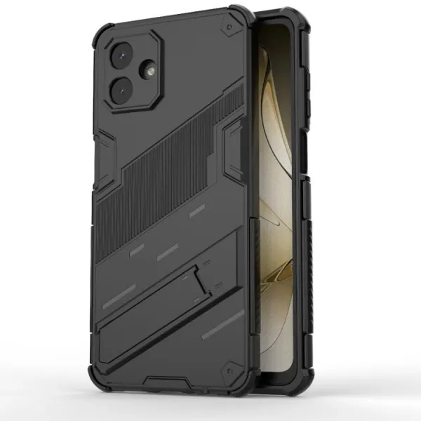 BIB Ochranný obal so stojanom pre Samsung Galaxy A07 čierny