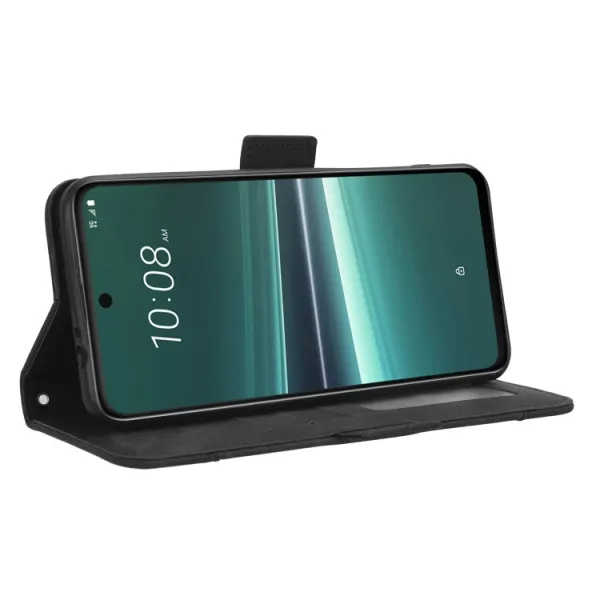 SLOT Peňaženkový obal pre HTC U23 Pro čierny