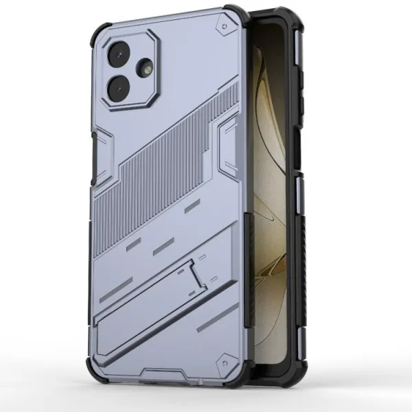 BIB Ochranný obal so stojanom pre Samsung Galaxy A07 šedý