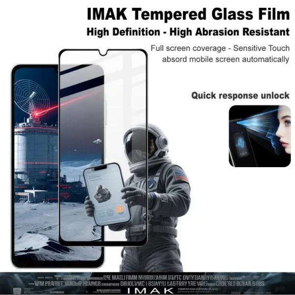 IMAK 3D Tvrdené ochranné sklo pre Samsung Galaxy A07