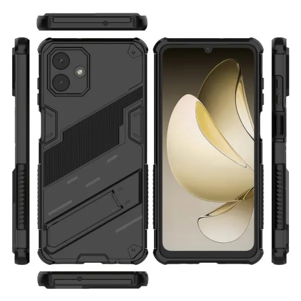BIB Ochranný obal so stojanom pre Samsung Galaxy A07 čierny