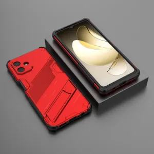 BIB Ochranný obal so stojanom pre Samsung Galaxy A07 červený