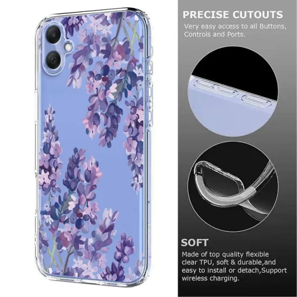 ART TPU Ochranný obal pre Samsung Galaxy A07 WISTERIA