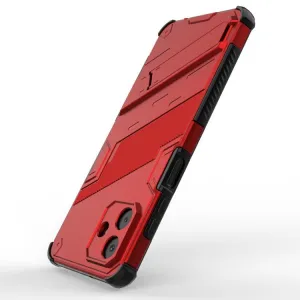 BIB Ochranný obal so stojanom pre Samsung Galaxy A07 červený