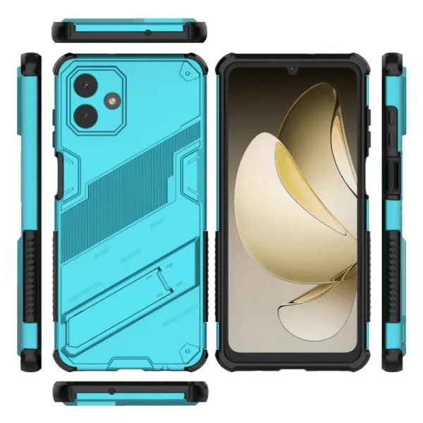 BIB Ochranný obal so stojanom pre Samsung Galaxy A07 modrý