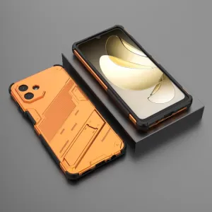 BIB Ochranný obal so stojanom pre Samsung Galaxy A07 oranžový