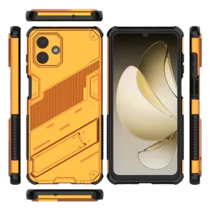 BIB Ochranný obal so stojanom pre Samsung Galaxy A07 oranžový