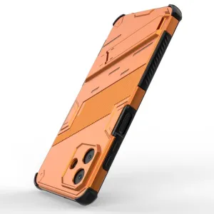 BIB Ochranný obal so stojanom pre Samsung Galaxy A07 oranžový
