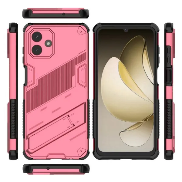 BIB Ochranný obal so stojanom pre Samsung Galaxy A07 ružový