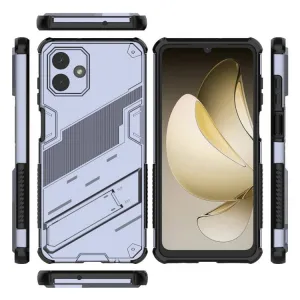 BIB Ochranný obal so stojanom pre Samsung Galaxy A07 šedý