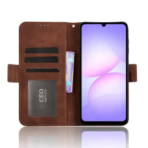 SLOT Peňaženkový obal pre Samsung Galaxy A07 hnedý