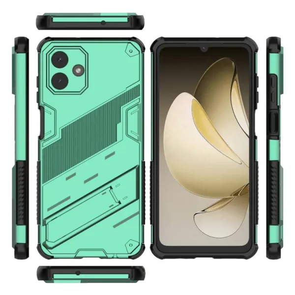 BIB Ochranný obal so stojanom pre Samsung Galaxy A07 zelený