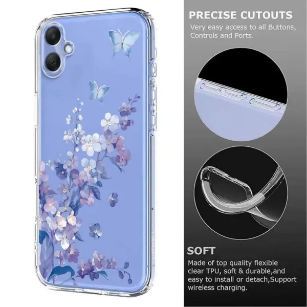 ART TPU Ochranný obal pre Samsung Galaxy A07 VIOLET