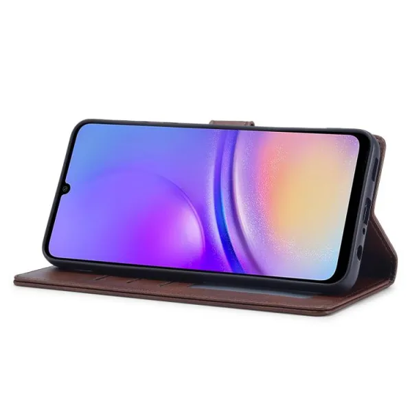 IMEEKE Peňaženkový obal pre Samsung Galaxy A07 tmavohnedý
