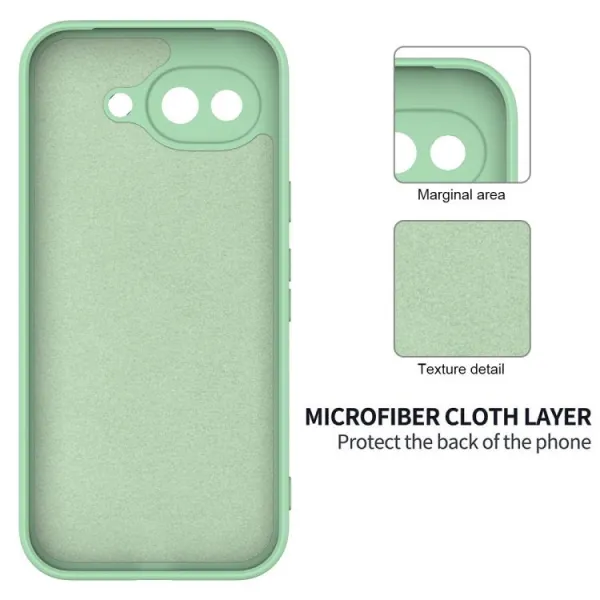RUBBER Ochranný obal pre Google Pixel 10a zelený